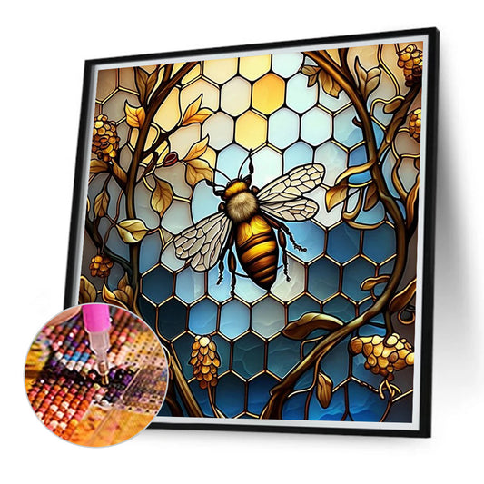 Diamond Painting - Full Round - glass painting bee (40*40CM)