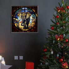Load image into Gallery viewer, Diamond Painting - Full Round - glass painting elephant (40*40CM)
