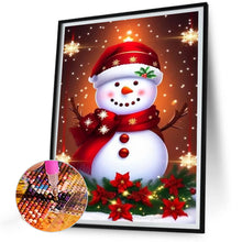 Load image into Gallery viewer, Diamond Painting - Full Round - Christmas snowman (30*40CM)