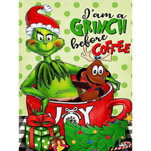 Load image into Gallery viewer, Diamond Painting - Full Round - Christmas Green Monster (30*40CM)
