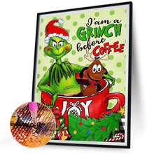 Load image into Gallery viewer, Diamond Painting - Full Round - Christmas Green Monster (30*40CM)