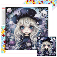 Load image into Gallery viewer, Diamond Painting - Full Square - Halloween little witch (40*40CM)