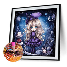 Load image into Gallery viewer, Diamond Painting - Full Square - Halloween little witch (40*40CM)