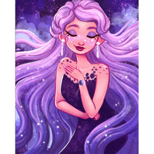 Load image into Gallery viewer, AB Diamond Painting - Full Round - Constellation girl (40*50CM)