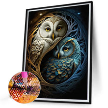 Load image into Gallery viewer, AB Diamond Painting - Full Round - Yin Yang Owl (40*55CM)