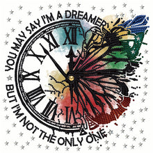 Load image into Gallery viewer, Diamond Painting - Partial Special Shaped - butterfly clock (30*30CM)