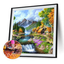 Load image into Gallery viewer, AB Diamond Painting - Full Round - garden house (40*40CM)
