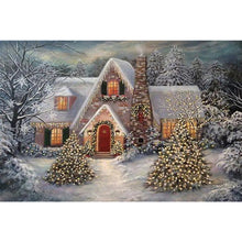 Load image into Gallery viewer, AB Diamond Painting - Full Round - Christmas cabin (60*40CM)