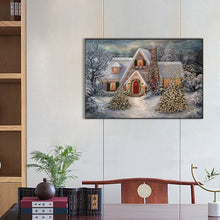 Load image into Gallery viewer, AB Diamond Painting - Full Round - Christmas cabin (60*40CM)