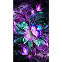 Load image into Gallery viewer, AB Diamond Painting - Full Round - fluorescent butterfly (40*70CM)