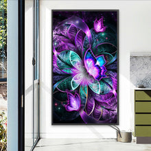 Load image into Gallery viewer, AB Diamond Painting - Full Round - fluorescent butterfly (40*70CM)
