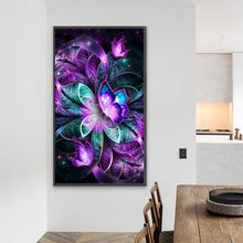 Load image into Gallery viewer, AB Diamond Painting - Full Round - fluorescent butterfly (40*70CM)