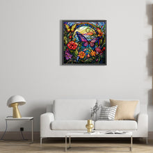 Load image into Gallery viewer, Diamond Painting - Full Round - Garden Butterfly Glass Painting (30*30CM)