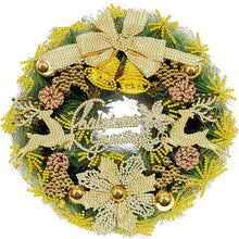 Load image into Gallery viewer, Diamond Painting - Partial Special Shaped - Christmas wreath (30*30CM)