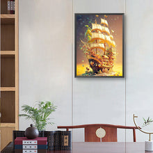 Load image into Gallery viewer, Diamond Painting - Full Round - plant boat (30*40CM)