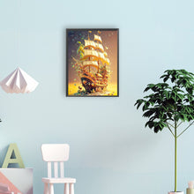 Load image into Gallery viewer, Diamond Painting - Full Round - plant boat (30*40CM)