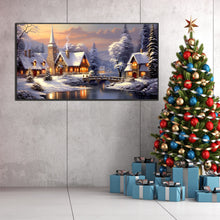 Load image into Gallery viewer, Diamond Painting - Full Round - snow village (75*40CM)