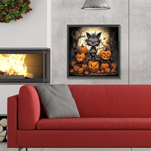 Load image into Gallery viewer, Diamond Painting - Full Round - Halloween scary pumpkin (30*30CM)