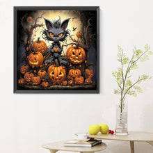 Load image into Gallery viewer, Diamond Painting - Full Round - Halloween scary pumpkin (30*30CM)