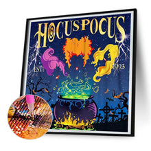 Load image into Gallery viewer, Diamond Painting - Full Round - Halloween scary pumpkin (30*30CM)