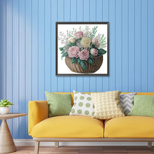 Load image into Gallery viewer, Diamond Painting - Partial Special Shaped - basket bouquet (30*30CM)