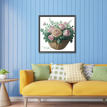 Load image into Gallery viewer, Diamond Painting - Partial Special Shaped - basket bouquet (30*30CM)