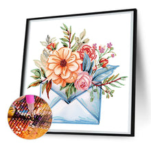 Load image into Gallery viewer, Diamond Painting - Partial Special Shaped - envelope (30*30CM)