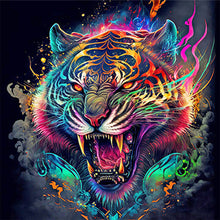 Load image into Gallery viewer, Diamond Painting - Full Square - Colorful animals-tiger (30*30CM)