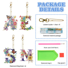 Load image into Gallery viewer, Double Sided Full Drill Keyring for Beginners Birthday Crafting Home Party Decor