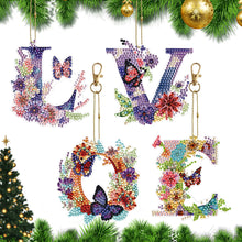 Load image into Gallery viewer, Double Sided Full Drill Keyring for Beginners Birthday Crafting Home Party Decor