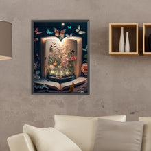 Load image into Gallery viewer, Diamond Painting - Full Round - butterfly and book (30*40CM)