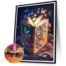 Load image into Gallery viewer, Diamond Painting - Full Round - butterfly and book (30*40CM)
