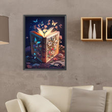 Load image into Gallery viewer, Diamond Painting - Full Round - butterfly and book (30*40CM)