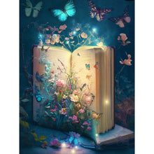 Load image into Gallery viewer, Diamond Painting - Full Round - butterfly and book (30*40CM)