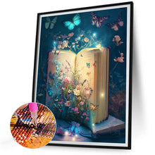 Load image into Gallery viewer, Diamond Painting - Full Round - butterfly and book (30*40CM)