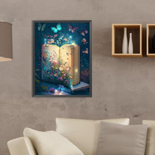 Load image into Gallery viewer, Diamond Painting - Full Round - butterfly and book (30*40CM)