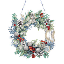 Load image into Gallery viewer, Special Shaped Crystal Painting Wreath Christmas for Home Window Door Decor Gift