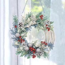 Load image into Gallery viewer, Special Shaped Crystal Painting Wreath Christmas for Home Window Door Decor Gift