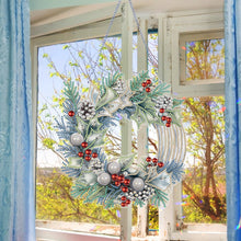 Load image into Gallery viewer, Special Shaped Crystal Painting Wreath Christmas for Home Window Door Decor Gift