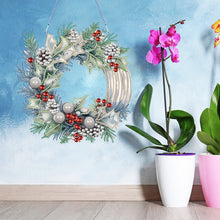 Load image into Gallery viewer, Special Shaped Crystal Painting Wreath Christmas for Home Window Door Decor Gift