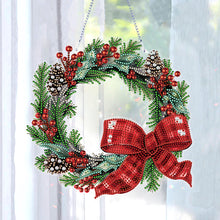 Load image into Gallery viewer, Special Shaped Crystal Painting Wreath Christmas for Home Window Door Decor Gift