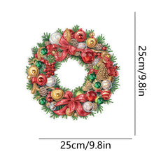 Load image into Gallery viewer, Special Shaped Crystal Painting Wreath Christmas for Home Window Door Decor Gift