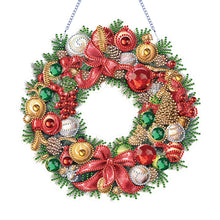 Load image into Gallery viewer, Special Shaped Crystal Painting Wreath Christmas for Home Window Door Decor Gift