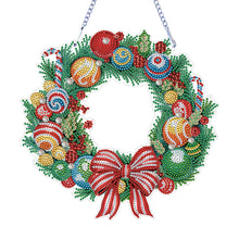 Load image into Gallery viewer, Special Shaped Crystal Painting Wreath Christmas for Home Window Door Decor Gift
