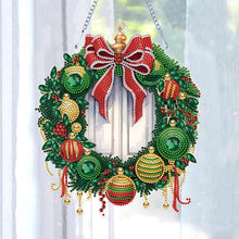 Load image into Gallery viewer, Special Shaped Crystal Painting Wreath Christmas for Home Window Door Decor Gift