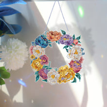 Load image into Gallery viewer, Special Shaped Crystal Painting Wreath Kit Acrylic Diamond Art Painting Garland
