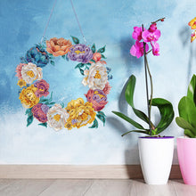 Load image into Gallery viewer, Special Shaped Crystal Painting Wreath Kit Acrylic Diamond Art Painting Garland