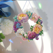 Load image into Gallery viewer, Special Shaped Crystal Painting Wreath Kit Acrylic Diamond Art Painting Garland