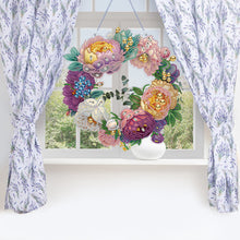 Load image into Gallery viewer, Special Shaped Crystal Painting Wreath Kit Acrylic Diamond Art Painting Garland