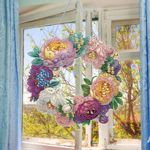 Load image into Gallery viewer, Special Shaped Crystal Painting Wreath Kit Acrylic Diamond Art Painting Garland